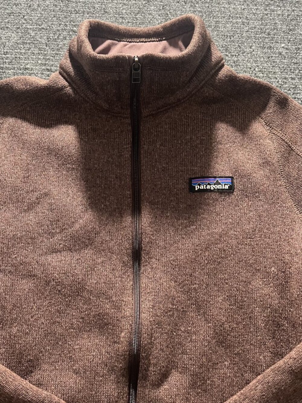 Patagonia Better Sweater Jacket Womens Small Brown Full Zip Sweater Knit - Picture 2 of 8